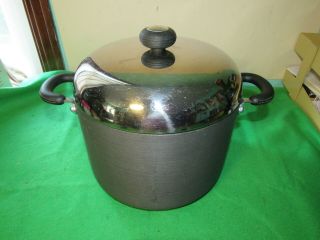 Vintage Circulon 8 Quart Stock Pot Non - Stick Hard Anodized Durability