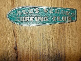 Car Club Plaque Palos Verdes Surfing Club Woody Surf Board Ebay Motors 1939 Ford