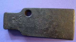 Vintage Warren Axe And Tool Co Bucking Wedge W.  A.  & T.  Co 3/4 Lb