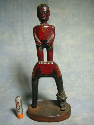 A Fine Baule Slingshot Africantic France Old African Primitive Art