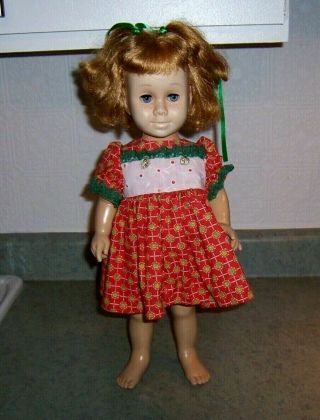 Vintage 1959 Chatty Cathy Doll Blue Eyes Blonde Hair
