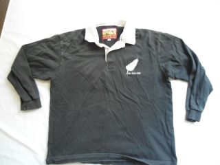 Vintage Zealand All Blacks Cotton Traders Rugby Shirt Xl