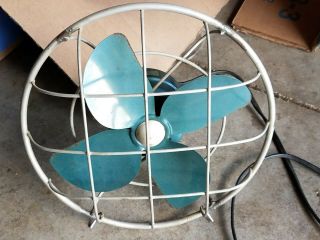 Vintage Antique Montgomery Ward Small Electric Fan