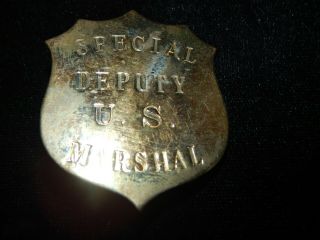 Antique Special Deputy Us Marshal Usms Police