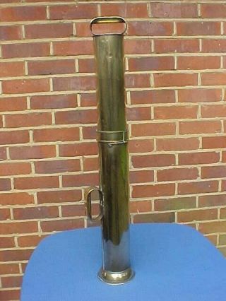 Antique George Wilson London Brass Hand - Held Ships Boat Yacht Barge Tug Foghorn