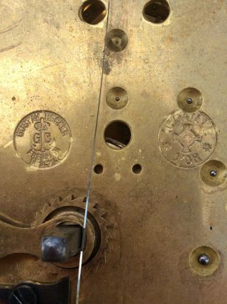 Antique Gustav Becker 400 day Torsion Disc Pendulum Clock Movement 3