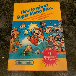 How To Win At Mario Bros.  Vintage Nintendo Game Nes Strategy Guide Book