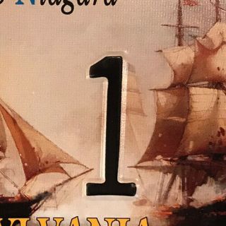 FLAGSHIP NIAGARA 1 license plate low number digit First Best Unique single Ship 3