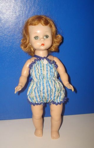 Vtg 1950s Madame Alexander Kins Wendy Doll Sunsuit 427 Fit Ginny Vogue/muffie/8 "