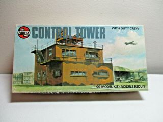 Vintage 1975 Airfix R.  Airfield Control Tower Model Kit Unbuilt