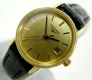 Longines Gold Dial Ref.  L4.  220.  2 Cal.  L.  250.  2 Swiss Vintage Watch