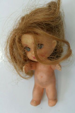 Vintage 1960’s Mattel Liddle Kiddles Small Strawberry Blonde Doll