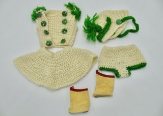 Vintage Crochet Majorette Outfit For Mary Hoyer Doll
