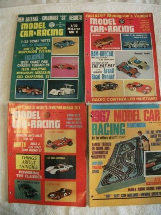 10 Vintage Model Car Racing Magazines 1960 