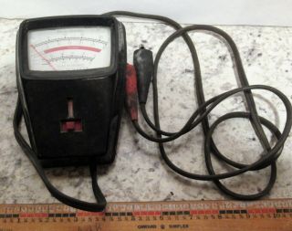 Vintage Sears Model 244 2198 Dwell Angle Tach Meter Vehicle Diagnostic