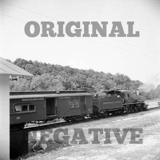 Orig 1953 Negative - Shenandoah Central Tweetsie Et&wnc 4 - 6 - 0 12 Penn Laird Va