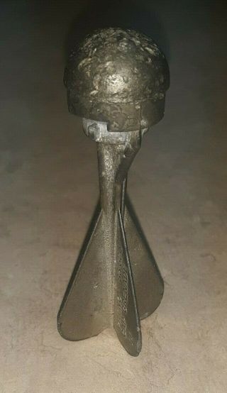 Vintage 1960s Toy Metal Cap Bomb Grenade By Callen Mfg.  Corp.  Melrose Pk,  Ill