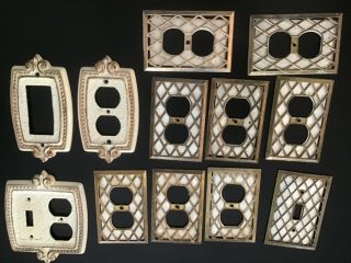 Vintage Pearl Look Outlet And Switch Covers