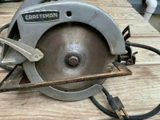 Vintage Sears Craftsman 7 " Electric Circular Saw 31527782 Fine