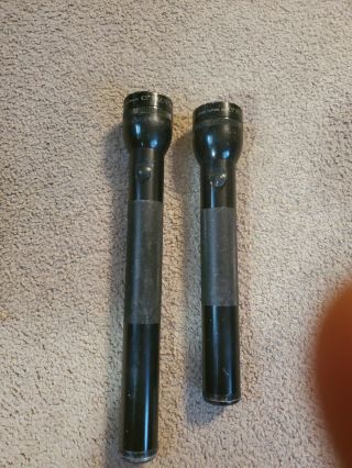 Vintage Maglites - Large 15 Inch Flashlight And 12 Inch Only