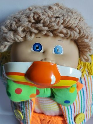 Vintage Cabbage Patch Kids Circus Doll Kid Clown Blue Eyes 16 Inches