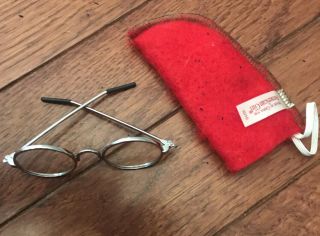 American Girl Doll Molly’s Glasses With Case Vintage Molly