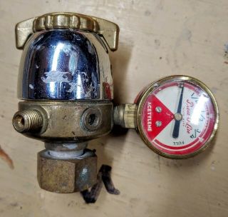 Prest - O - Lite Acetylene Regulator Part 411 - B Vintage Steampunk
