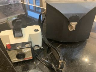 Polaroid Land Camera Swinger Model 20 Vintage With Strap