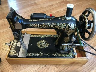 Singer Model 27 Sewing Machine,  Perfectly,  Puzzle Box,  Zigzagger,  Btnholer