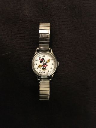 Vintage Authentic Disney Lorus Quartz Minnie Mouse Watch