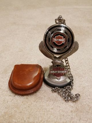 Harley Davidson Franklin Heritage Softail 1998 Collector Pocket Watch With