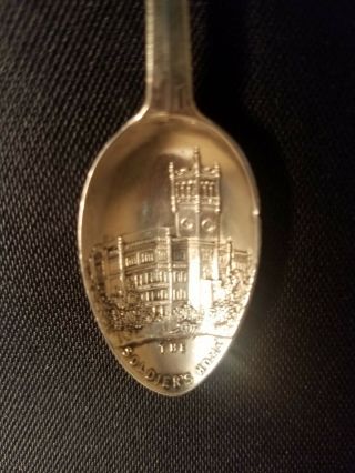 Vintage Sterling Silver Washington Dc Souvenir Demitasse Spoon The Soldiers Home