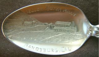 Randsburg,  California (ca) - Yellow Aster Mine Mills - Sterling Souvenir Spoon