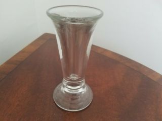 Vintage Vodka Shot Glass 4 - 3/4 " Tall