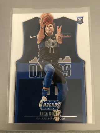 Luka Doncic Dallas Mavericks 2018 - 2019 Panini Threads Rookie Card