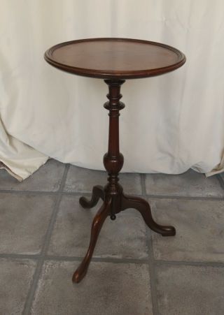 Antique Victorian Mahogany Turned Wood Wine Table C1890