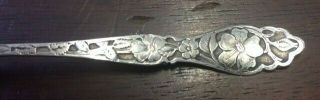 Vintage Sterling Silver Souvenir Demitasse Spoon Mormon Tabernacle Utah