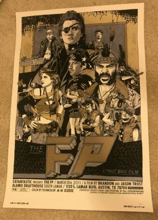 The Fp - Variant - Vintage Mondo Poster Print - (84/90) 2011 Tyler Stout
