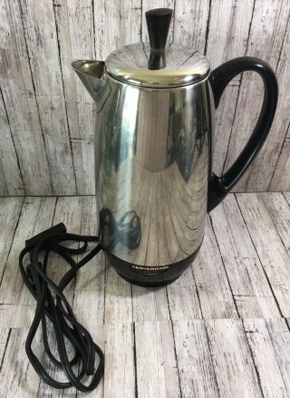 Vintage Farberware 142b Superfast 2 - 12 Cup Electric Percolator Coffee Maker