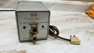 Vintage B&w Barker & Williamson T - R Switch Model 380b For Ham Radio