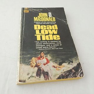 Dead Low Tide By John D.  Macdonald,  (1953 Gold Medal Edition,  P.  B) Fair Vintage