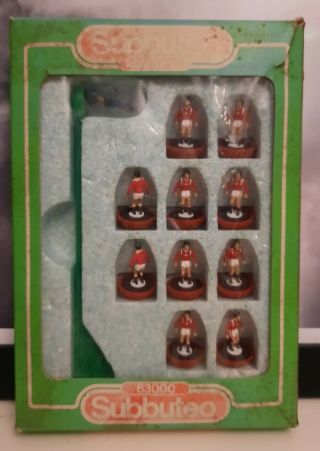 Vintage Subbuteo Teams - 63000 - Manchester United - 574 - Fa Cup Winners 1985?