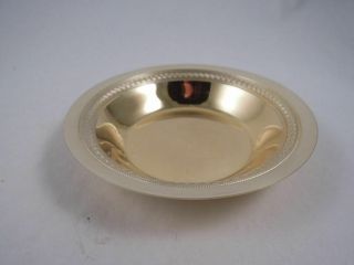 Puiforcat.  950 Silver Gilt 6 Available Finger Bowls Dishes Not Sterling French