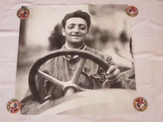 Enzo Ferrari Poster - Great Vintage Image - Wall Art