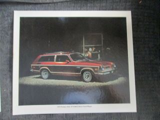Pontiac 1975 Astre Sj Safari 2 - Door 2 - Seat Wagon Dealer Showroom Photo Poster