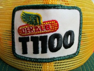 Dekalb T1100 Vintage Mesh Patch Snapback Hat Cap Trucker Farmer Swingster U.  S.  A. 2
