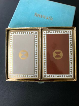 Vintage Tiffany & Co Playing Cards Double Deck Poker Blackjack