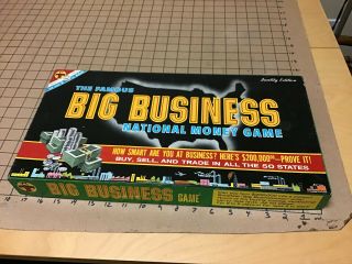 Vintage Board Game: Big Business Complete And