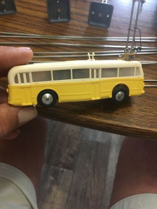 Aristocraft Eheim Trolley Bus System Ho Set Boxed Yellow Bus Complete Not