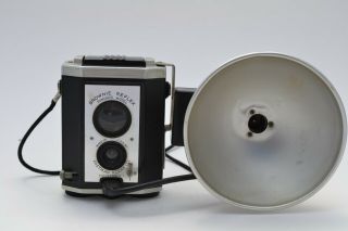 Eastman Kodak Brownie Reflex Synchro Model Vintage Antique Box Film Camera Usa